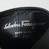 Secondhand Salvatore Ferragamo Black Cutout Leather Eyelet Knee Boots - '10s