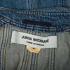 Secondhand Junya Watanabe Comme des Garçons Blue Stone Washed Denim Trench Coat - '00s