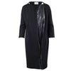 Secondhand Dušan Wool Faux Leather Combo Dress - '00s
