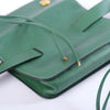 Secondhand Hermès Green Epsom Leather Pochette Belt Bag - '90s