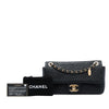 Chanel Medium Quilted Chevron Wrinkled Lambskin Surpique Flap Secondhand