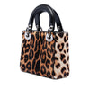 Dior Mini Pony Hair Leopard Print Lady Dior Secondhand