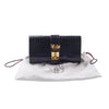 Secondhand Hermès 2017 Shiny Mississippi Alligator Medor 23 Clutch - '10s
