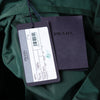 Secondhand Prada Green Mini Dress With Contrast Pleated Insert - '10s