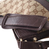 Secondhand Gucci GG Canvas Hasler Horsebit Shoulder Bag - '10s