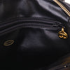 Secondhand Chanel black lambskin top handle bag - '90s