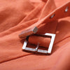 Secondhand Fendi Orange Belted Zip-Up Utility Jacket -'90s