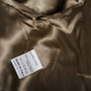 Secondhand Alberto Biani White Grid Coat with Black Collar - '10s