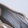 Secondhand Hogan Linen & Silver Wedge Espadrilles -'10s