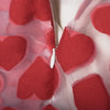 Secondhand UltraChic Midi Shirt Dress with Heart Print - '10s