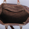 Secondhand Pierre Cardin Brown Crocodile Leather Top Handle Bag - '00s