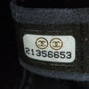 Secondhand Chanel Black Velvet Gold Embroidered Clutch – '10s