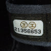 Secondhand Chanel Black Velvet Gold Embroidered Clutch – '10s