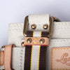 Secondhand Louis Vuitton Red Canvas Globe Cabas Pm Bag - '00s