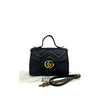 Gucci Small GG Marmont Matelasse Leather Top Handle Satchel Secondhand