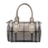 Burberry Smoke Check Coated Canvas Chester Boston Bag Secondhand