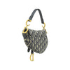 Dior Mini Oblique Canvas Saddle Bag Secondhand