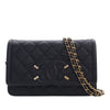 Chanel Caviar CC Filigree Wallet On Chain Secondhand