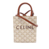 Celine Mini Triomphe Coated Canvas Vertical Cabas Satchel Secondhand
