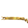 Dior Dio(r)evolution Gold Plated Strass Drop Hoop Earrings Secondhand
