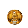 Chanel Gold Plated Logo Engraved Clip On Earrings Secondhand