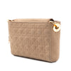 Dior Suede Cannage Lady Dior Crossbody Secondhand