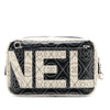 Chanel Coated Canvas Camellia Logo Camera Bag Secondhand