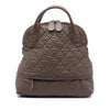 Chanel Quilted Coated Canvas Expandable Zip Travel Bag Secondhand