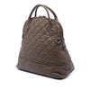 Chanel Quilted Coated Canvas Expandable Zip Travel Bag Secondhand