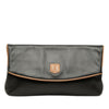 Celine Leather Triomphe Foldover Clutch Secondhand