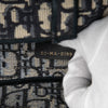 Dior Oblique Embroidered Canvas Saddle Bag Secondhand