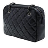 Chanel Large CC Diamond Quilted Calfskin Ballerine Camera Bag Secondhand