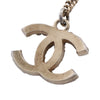 Chanel CC Gold Plated Strass Pendant Necklace Secondhand