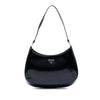 Prada Spazzolato Leather Cleo Shoulder Bag Secondhand