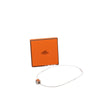 Hermès Palladium Plated Enamel Cage dH Cube Necklace Secondhand