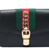 Gucci Calfskin Web Sylvie Belt Bag Secondhand