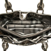 Burberry Small Metallic Pleated Calfskin Healy Tote Secondhand