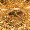 Secondhand Chanel Gold Plated Sunburst Shield Brooch