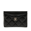 Chanel CC Quilted Lambskin Card Holder Secondhand