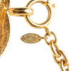 Chanel CC Gold Plated Quilted Pendant Necklace Secondhand