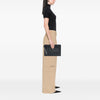 Fendi Zucca Coated Canvas FF 1974 Diagonal Logo Flat Pouch Secondhand