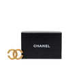 Chanel CC Gold Plated Baroque Embossed Brooch Secondhand