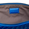 Bottega Veneta Metallic Leather Intrecciato Wristlet Clutch Secondhand
