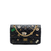 Chanel Quilted Aged Calfskin Reissue 2.55 Lucky Charms Double Flap 225 Secondhand