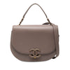 Secondhand Chanel Medium Shiny Calfskin and Quilted Goatskin Coco Curve Flap