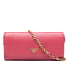 Prada Saffiano Wallet On Chain Secondhand