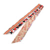 Hermès Beaded Pelages et Camouflage Precieux Silk Twilly Scarf Secondhand