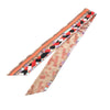 Hermès Beaded Pelages et Camouflage Precieux Silk Twilly Scarf Secondhand