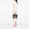 Celine Micro Tricolor Leather Luggage Tote Secondhand