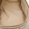 Secondhand Chanel CC Quilted Metallic Lambskin Cube Zip Clutch with Chain